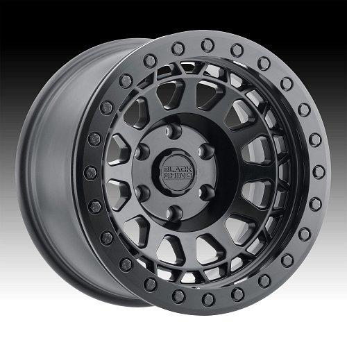 Black Rhino Primm Beadlock Matte Black Custom Truck Wheels 1